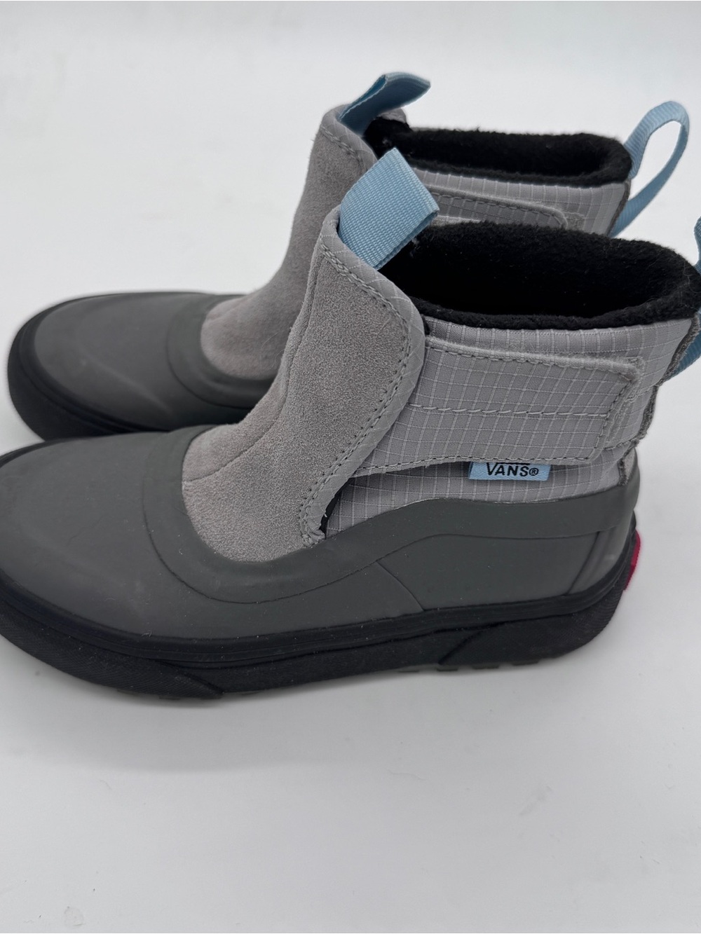 Vans Kids Gray Rain Snow Boots size 12.5
